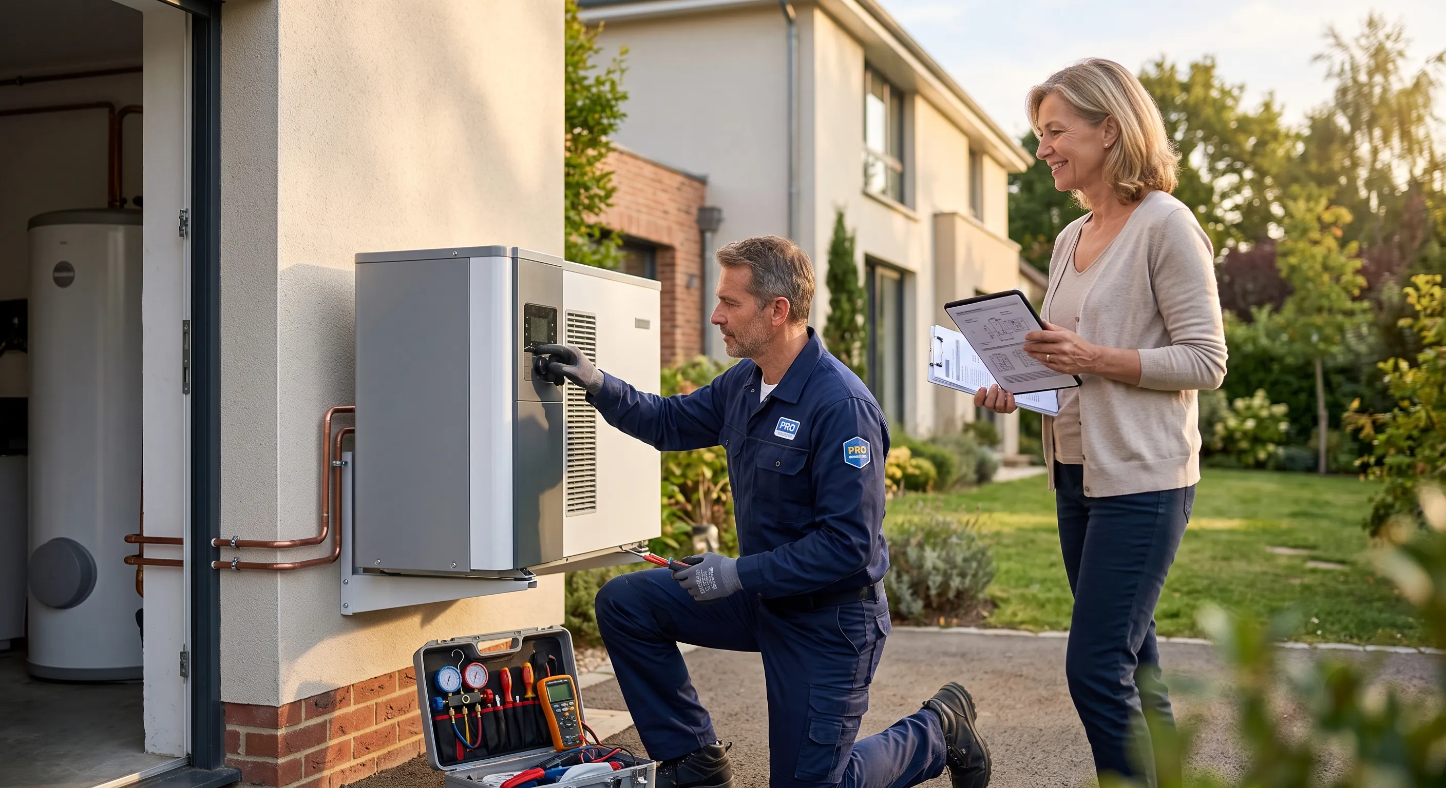Qualifications pour installer une pompe à chaleur
