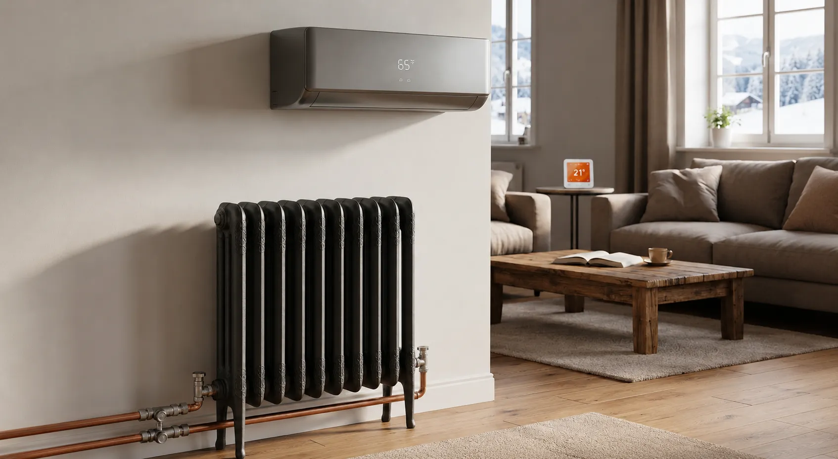 radiateur fonte et pompe a chaleur