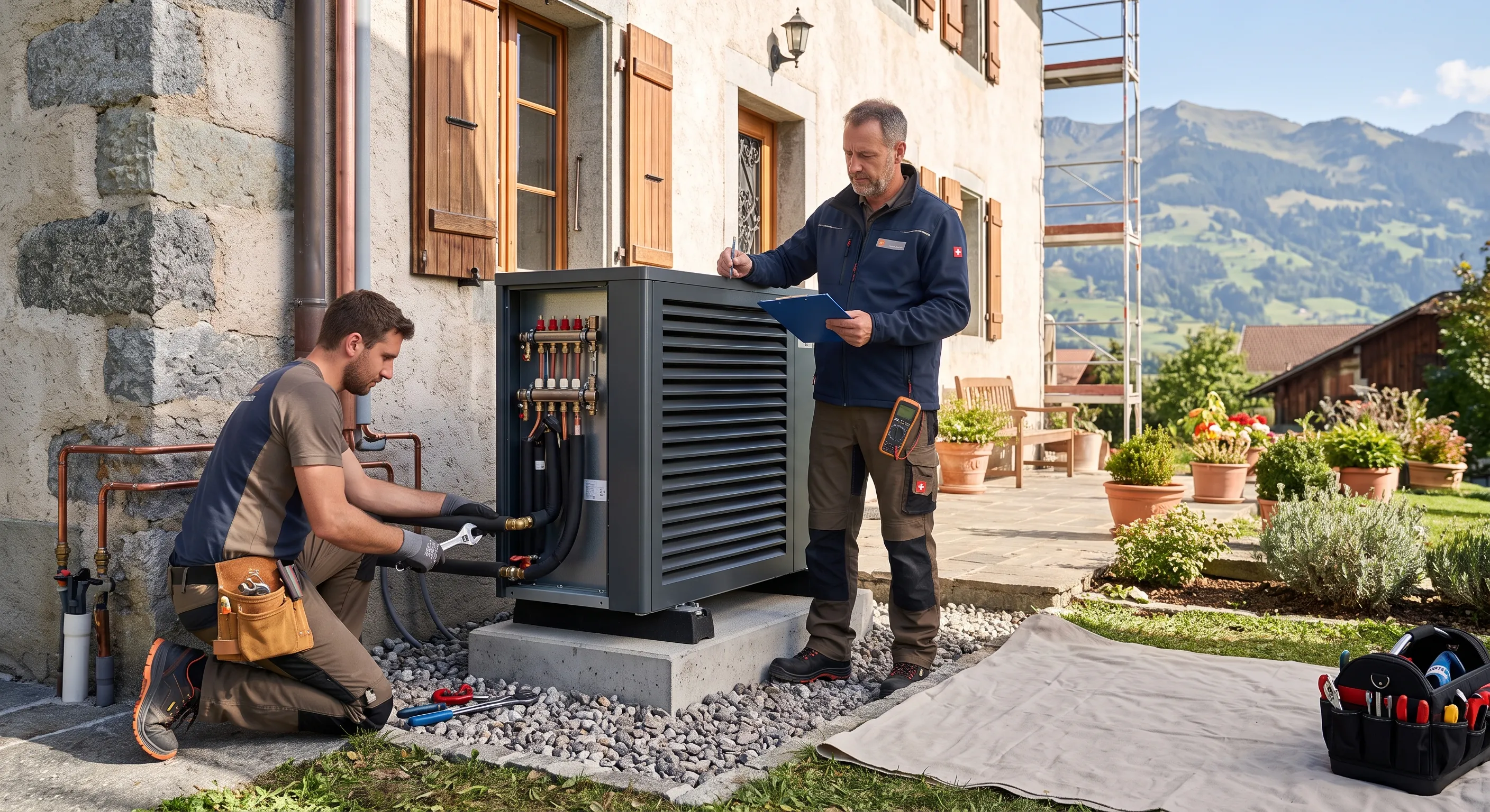 Installation d’une pompe a chaleur : chauffagiste, électricien ou plombier