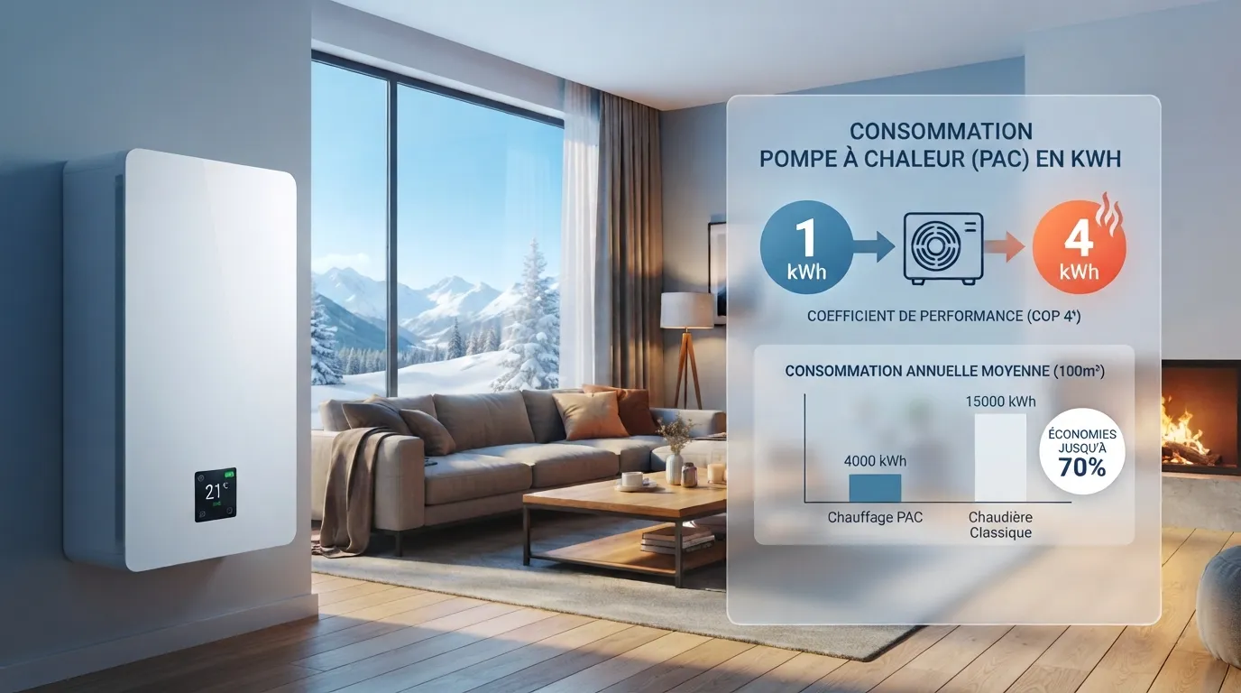 consommation kwh pac