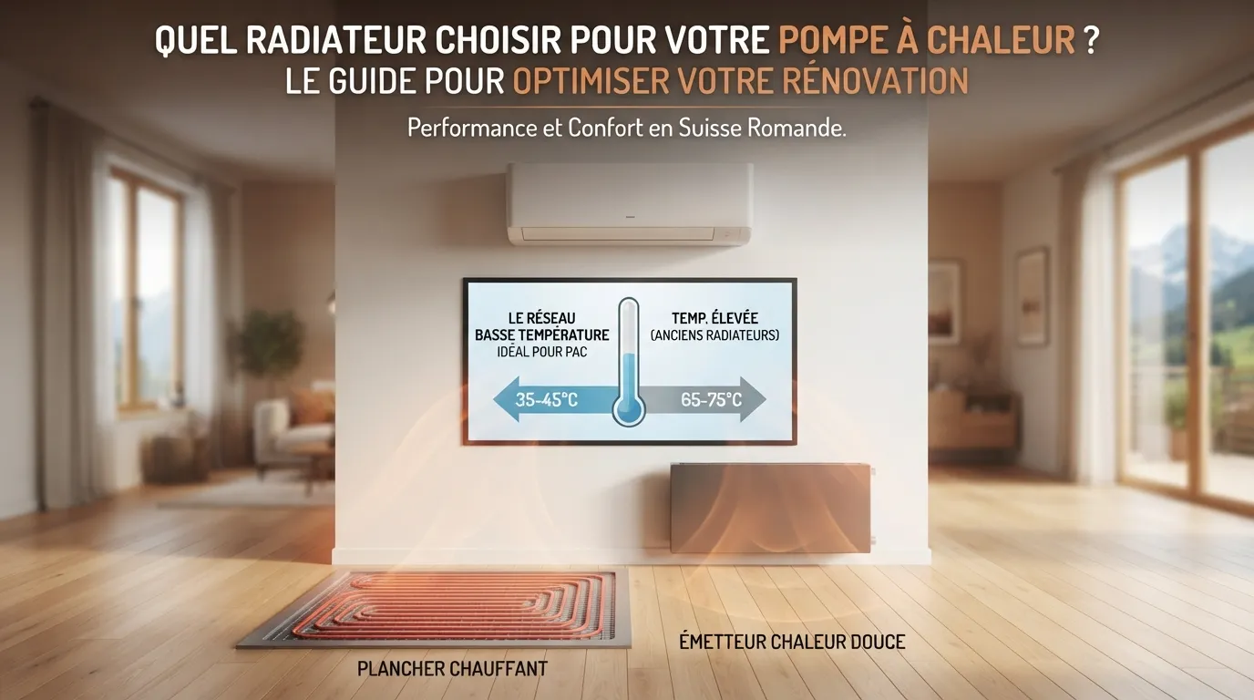 choisir radiateur pour une pompe à chaleur